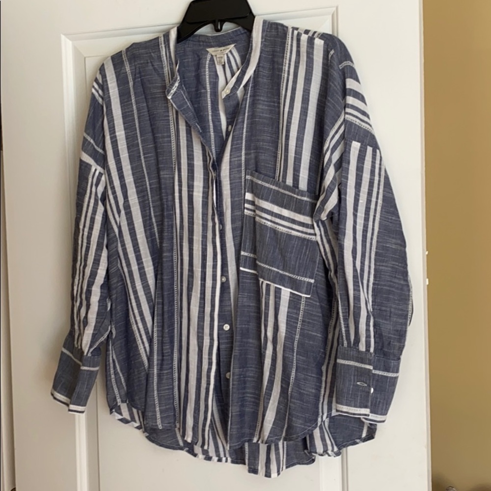 Lucky Brand 💯Cotton Detail Stitch Shirt NeverUsed